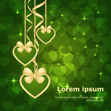 Sevgililer bokeh arka plan