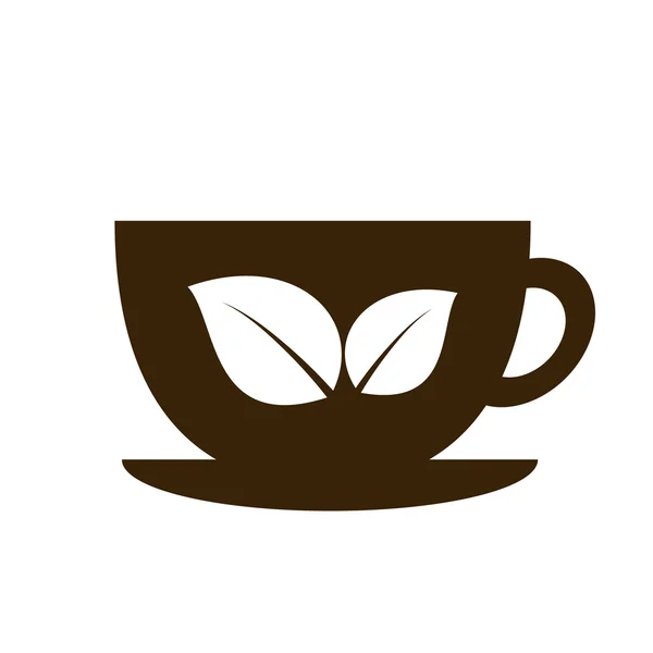 Taza de café icono — Vector de stock