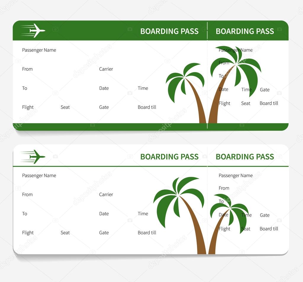 tickets leaves boarding pass