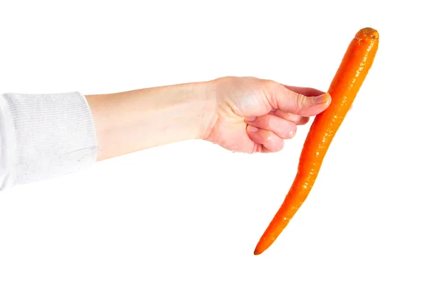 Carrot on a white background — Stock Photo, Image