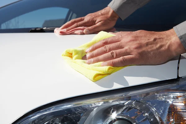 Cleaning the car. — Stock Photo, Image