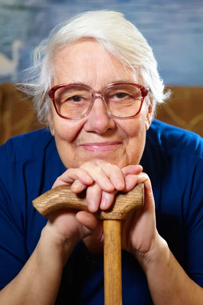 Retrato de mulher sênior — Fotografia de Stock