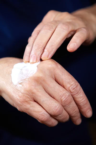 Anti aging cream for hands — Stock Photo, Image