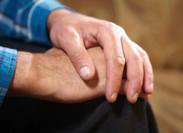 Hands of old man — Stock Photo, Image