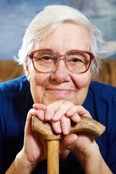 Retrato de mulher sênior — Fotografia de Stock