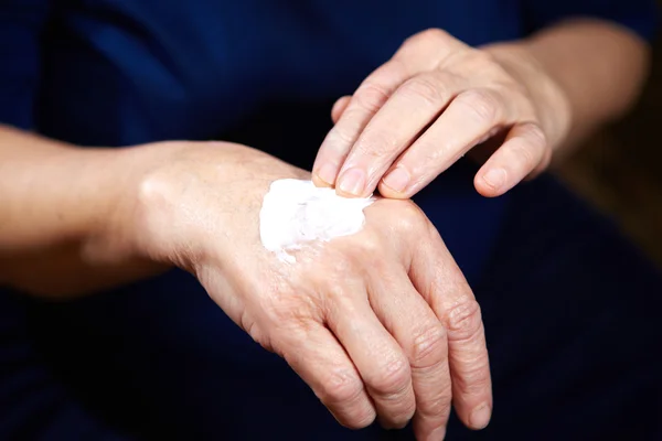 Anti aging cream for hands — Stock Photo, Image