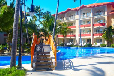 tropikal tatil köyü.