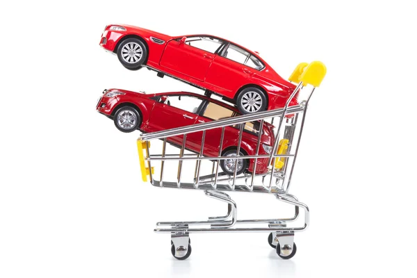 oxígeno soltero Ajustamiento Car shopping fotos de stock, imágenes de Car shopping sin royalties |  Depositphotos