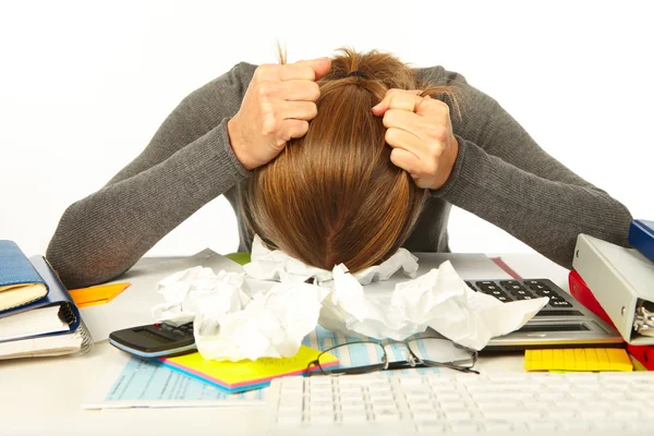 stres olan işadamı