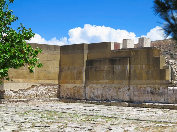 Rovine del palazzo minoico di Cnosso a Heraklion, Grecia — Foto Stock