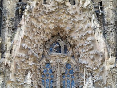  05.07.2016, Barselona, İspanya: Sagrada Familia kilise architectu