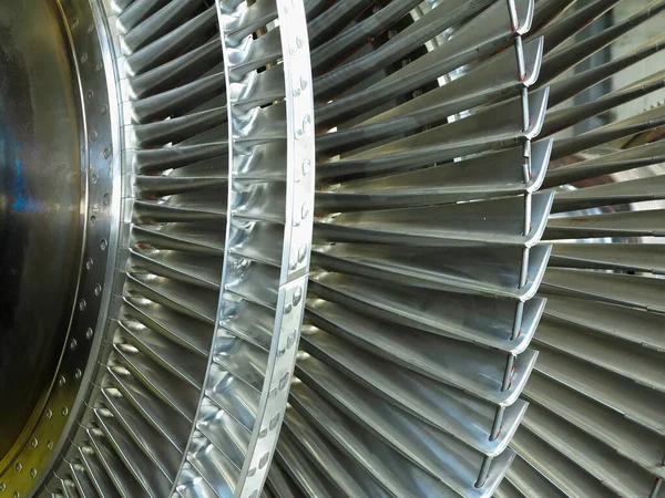 Generatore Corrente Turbina Vapore Nel Processo Riparazione Macchinari Tubi Tubi — Foto Stock
