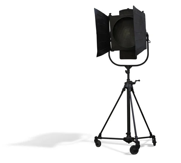 Studio spotlight lighting equipment isolated on white — Stock Photo, Image