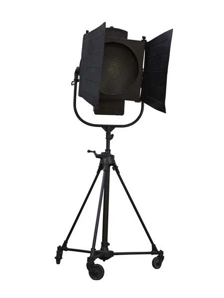 Studio spotlight lighting equipment isolated on white Royalty Free Stock Photos