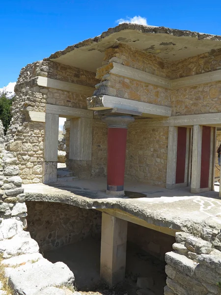 Starożytne ruiny pałacu w Knossos — Zdjęcie stockowe