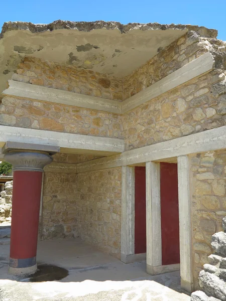 Ruinas del Palacio Minoico de Knossos en Heraklion, Grecia —  Fotos de Stock