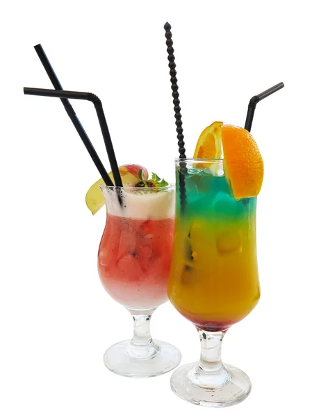 Zwei Cocktails mit Zitrusapfel und Minze — Stockfoto