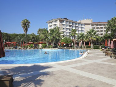 08.07.2014, Antalia, Türkiye, Türk resort otel küçük bir n