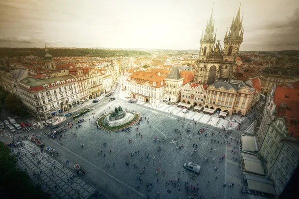 Rynek Starego Miasta w Pradze. — Zdjęcie stockowe