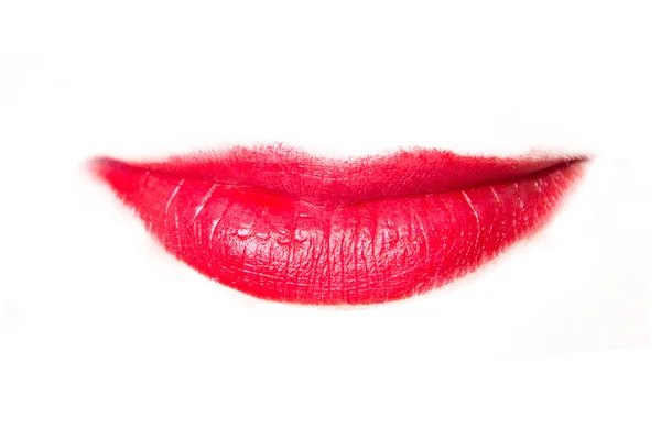 Labios rojos. — Foto de Stock