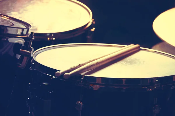 Conceptuele afbeelding van drums. — Stockfoto