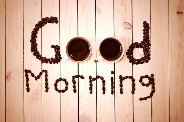 Koffie in de ochtend. — Stockfoto