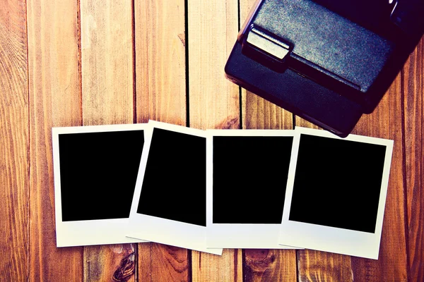 Instant lege polaroid foto's frames. — Stockfoto