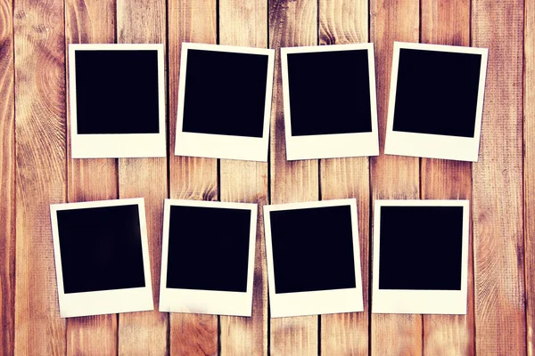 Instant blank polaroid photos. Stock Picture