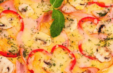 lezzetli, lezzetli pizza 