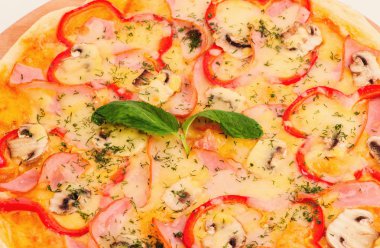 lezzetli, lezzetli pizza 