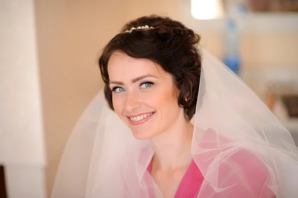 Maquillage pour mariée le jour du mariage — Photo