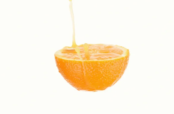 Suco de laranja com respingo — Fotografia de Stock