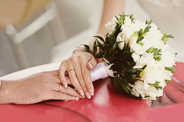 Bouguet de casamento de flores — Fotografia de Stock