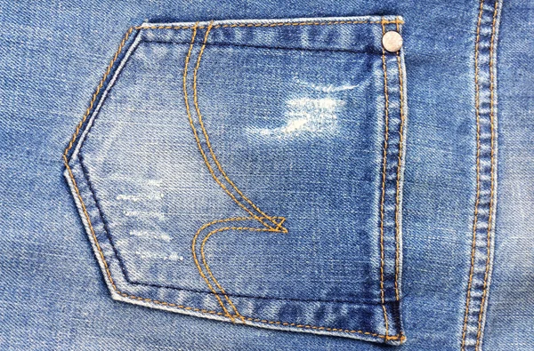 Jeans Textur Hintergrundansicht von oben — Stockfoto