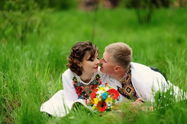 Retrato de casal afetuoso — Fotografia de Stock