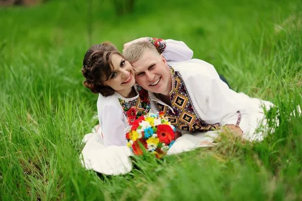 Portrait of affectionate couple — Stock Photo, Image