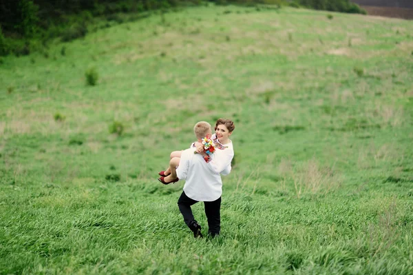 Retrato de pareja cariñosa — Foto de Stock