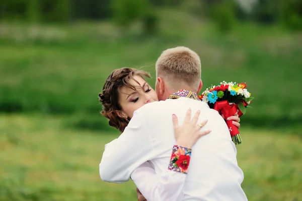 Ritratto di coppia affettuosa — Foto Stock