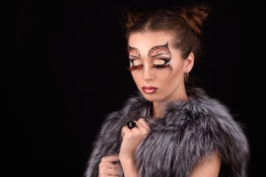 Bir manken güzel yüzü 