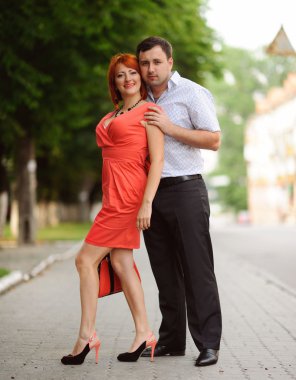 Mutlu bir çiftin portresi