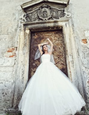 Güzel gelin düğün günü açık