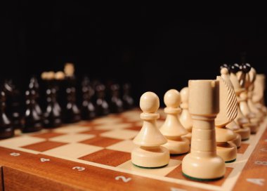 Ahşap Satranç taşları