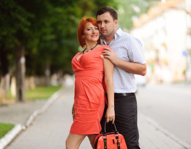 Mutlu bir çiftin portresi