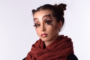 Bir manken güzel yüzü 