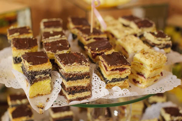 Mesa de banquete dulce —  Fotos de Stock