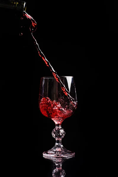 Salpicadura de vino tinto — Foto de Stock