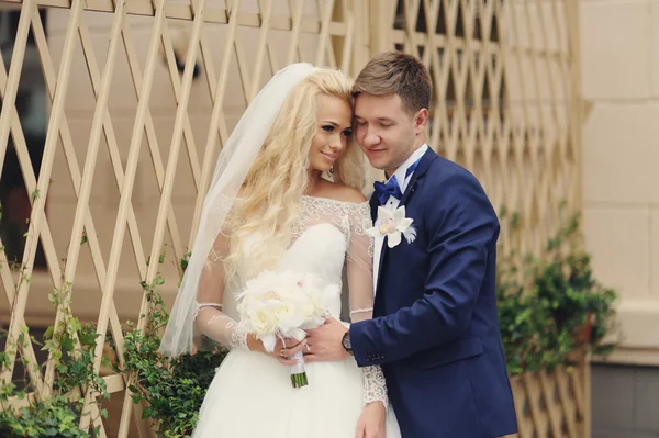 Mutlu gelin ve damat düğünlerinde 