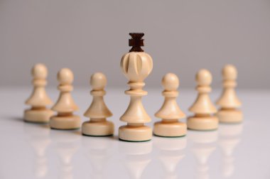 Ahşap Satranç taşları