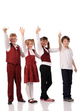 mutlu çocuklar birlikte