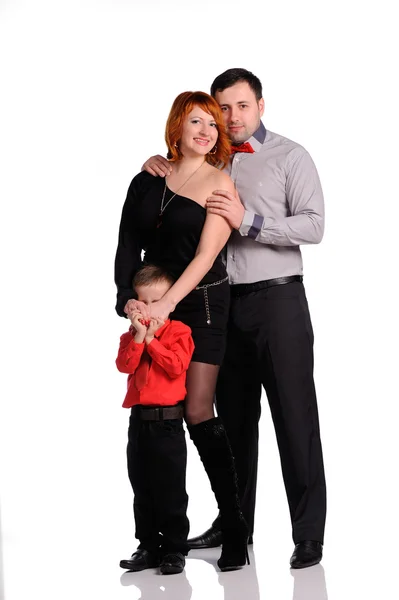 Egy boldog család — Stock Fotó